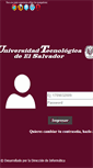 Mobile Screenshot of portal.utec.edu.sv