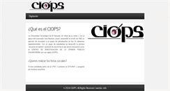 Desktop Screenshot of ciops.utec.edu.sv